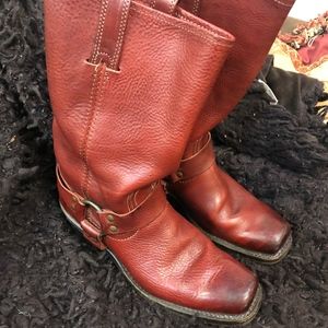 Frye Leather Harness Boots Size 9M